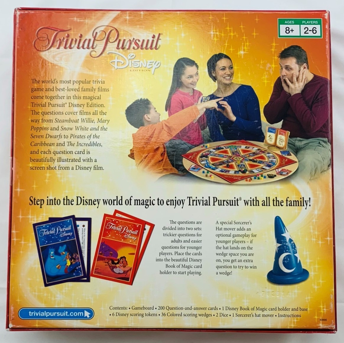2005 Trivial Pursuit: Disney Edition by Parker Brothers Complete Great Condition