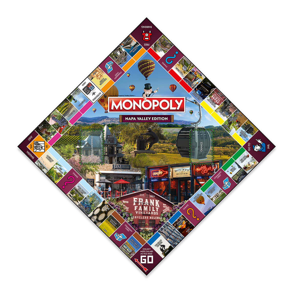 Napa Valley Edition Monopoly Board Game – New & Sealed