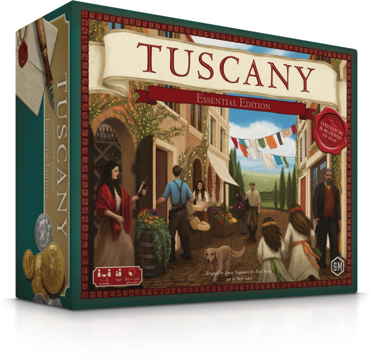 Tuscany Essential Edition Viticulture Expansion Stonemaier Games Board Game NEW