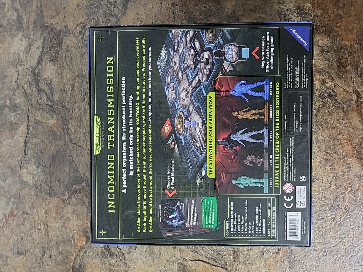 Alien Fate of the Nostromo Board Game by Ravensburger