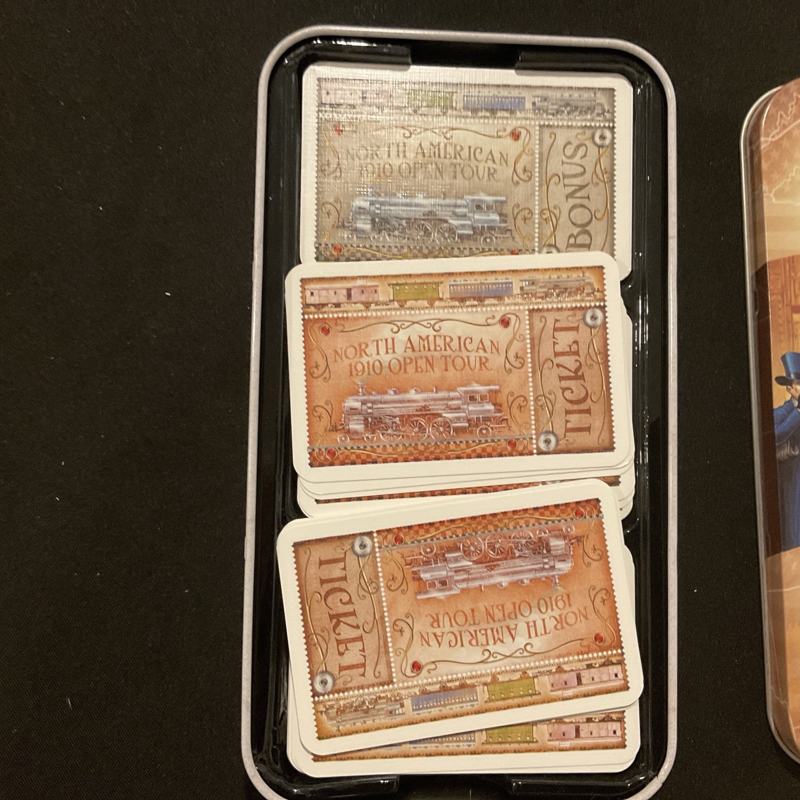 USA 1910 Zug Um Zug Ticket to Ride Expansion Pack Collectors Tin – Alan R. Moon