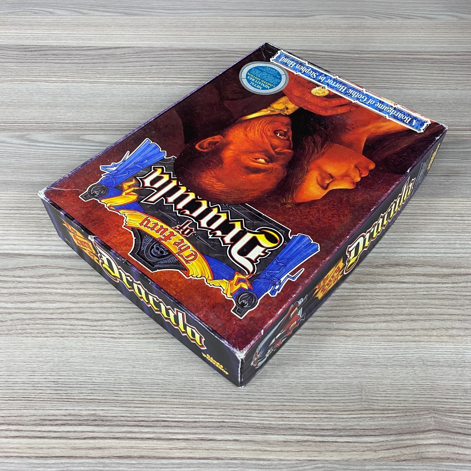 THE FURY OF DRACULA GOTHIC HORROR BOARD GAME GAMES WORKSHOP 1987 2-4 PLAYERS