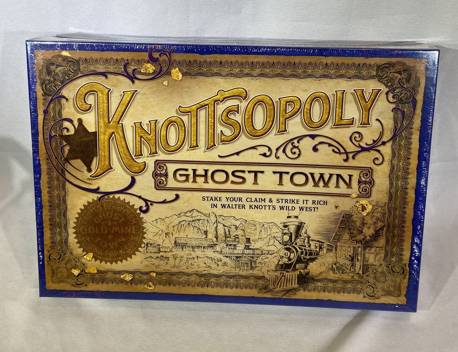 Knott’s Berry Farm Knottsopoly Monopoly-Like Game Ghost Town Edition New Sealed