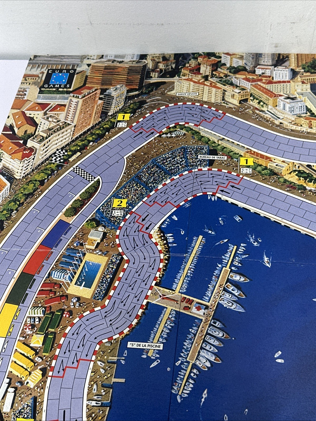 FORMULA DE Map Track Base Game Boards MONACO/ZANDVOORT #1 Nederland Circuits 1/2