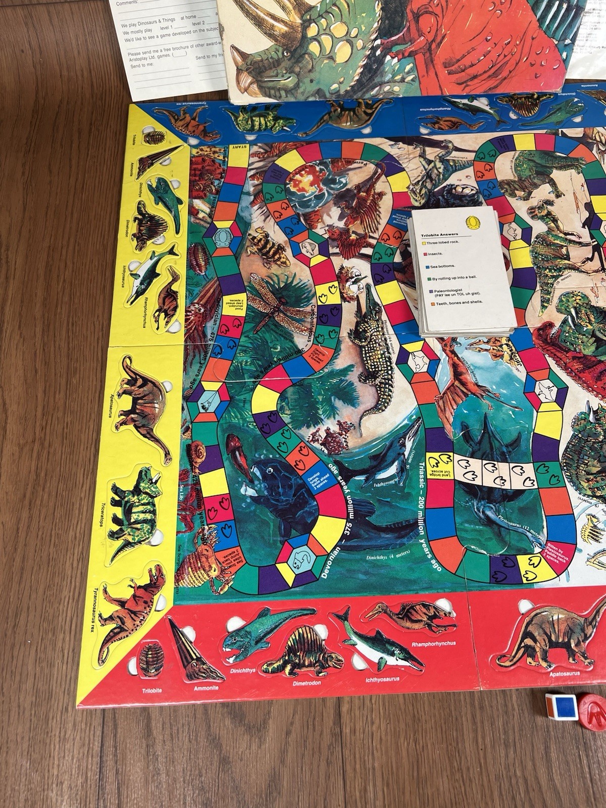 VTG Dinosaurs and Things Board Game by Aristoplay Complete!