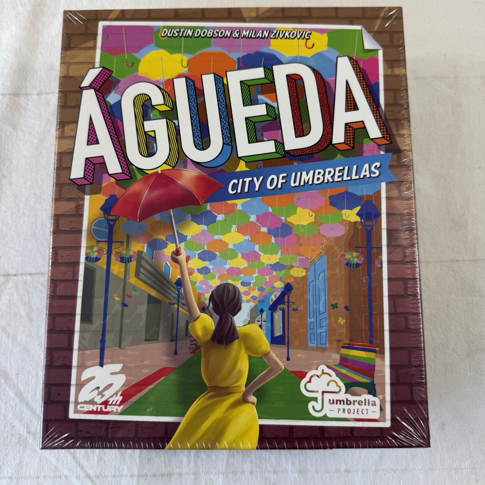 Agueda Águeda: City of Umbrellas, Strategy Board Game for 1 to 5 Players NEW