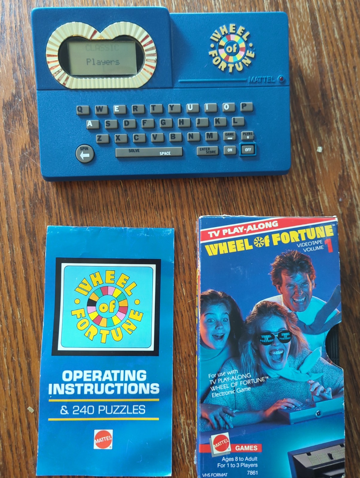 Deluxe Wheel of Fortune Game 2nd Edition 1986 + TV Play Along Electronic 1988