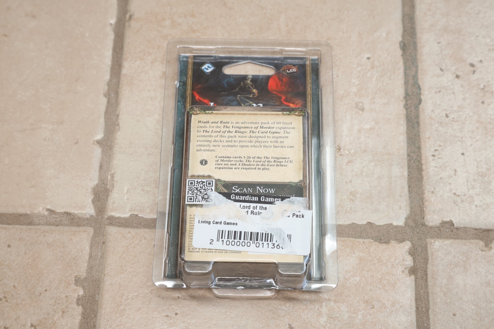 Lord of the Rings LCG – Vengeance of Mordor Cycle – Wrath and Ruin Pack – New!