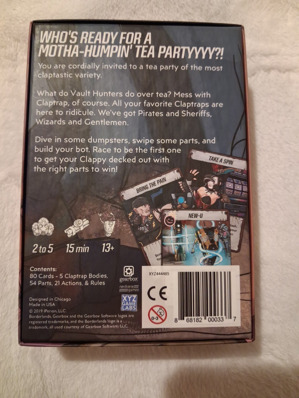 Borderlands: Tiny Tina’s Robot Tea Party Card Game