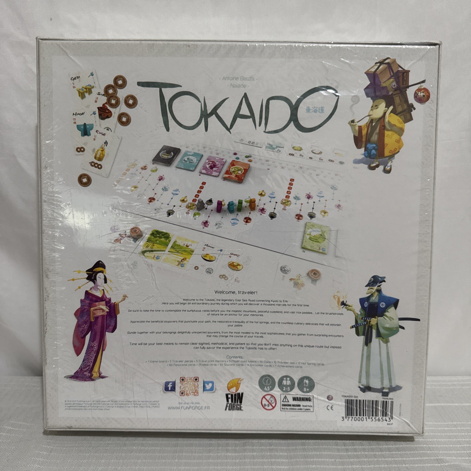Tokaido Board Game 5th Edition Antoine Bauza Naiade Fun Forge NEW SEALED READ