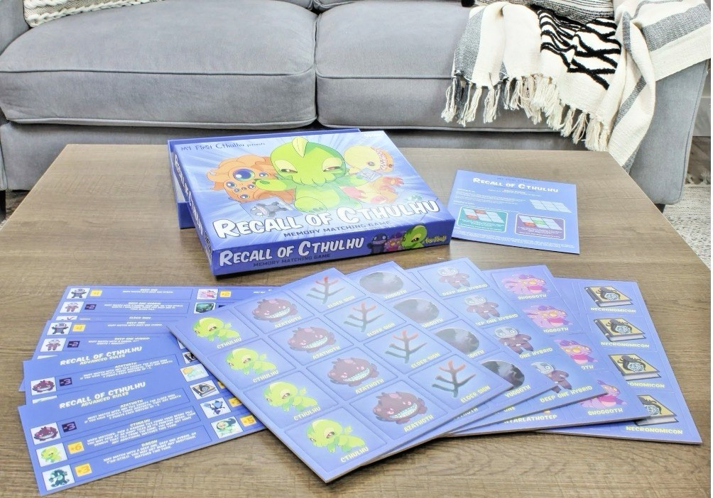 Recall of Cthulhu – Memory Matching Game Box SW Toy Vault Board Games (New)