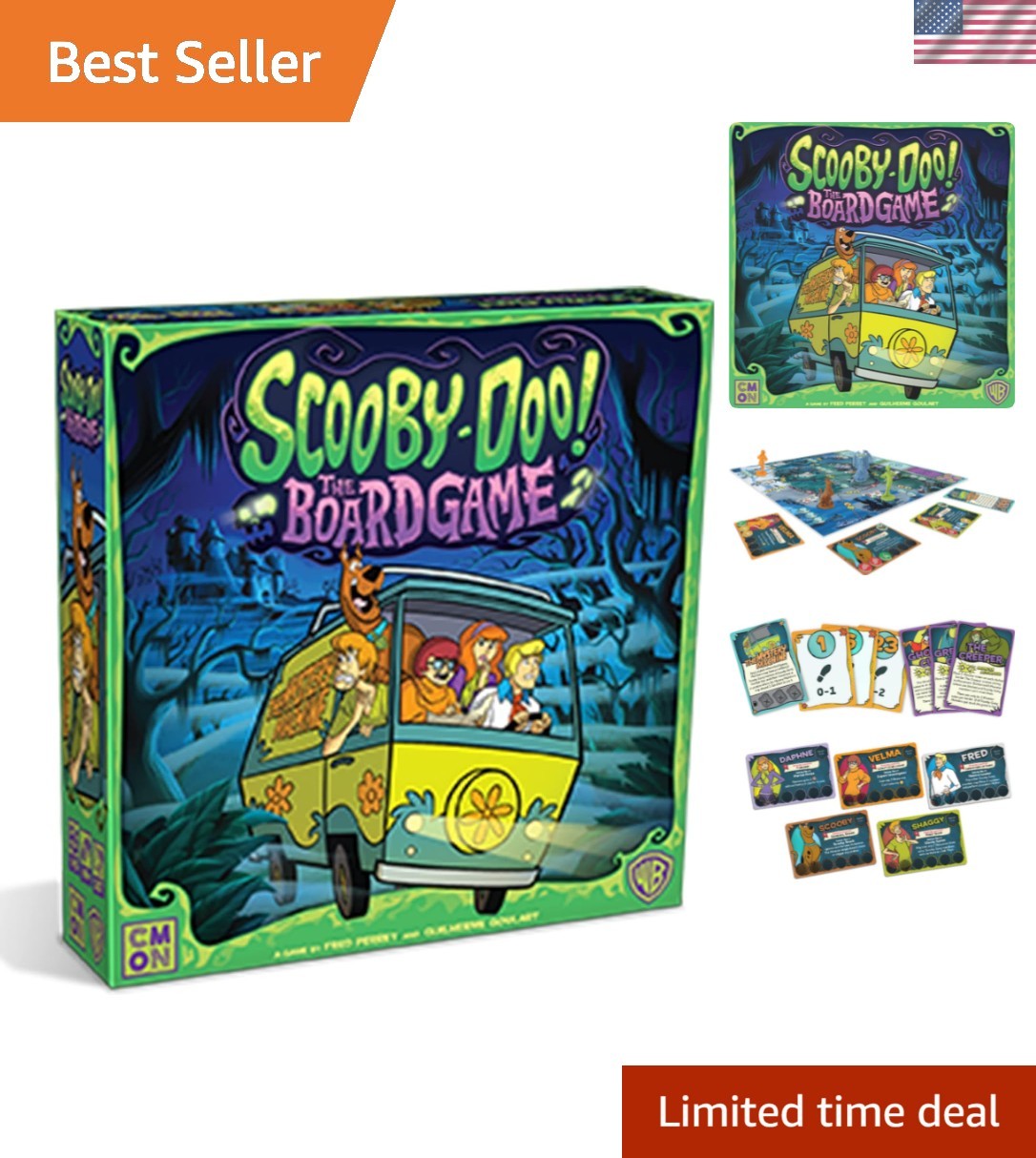 Join the Mystery! Scooby-Doo Cooperative Game for Ages 10+, Quick 30-Minute Play