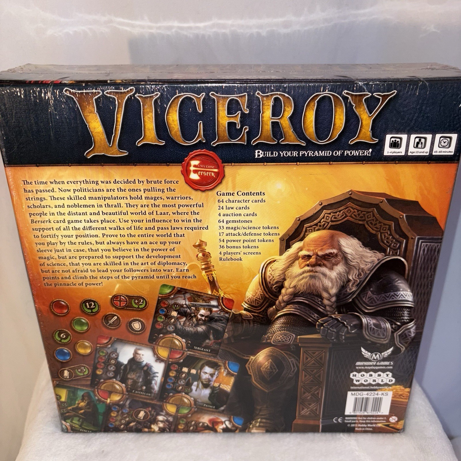 Viceroy Limited Edition Board Game New Sealed Mayday Games