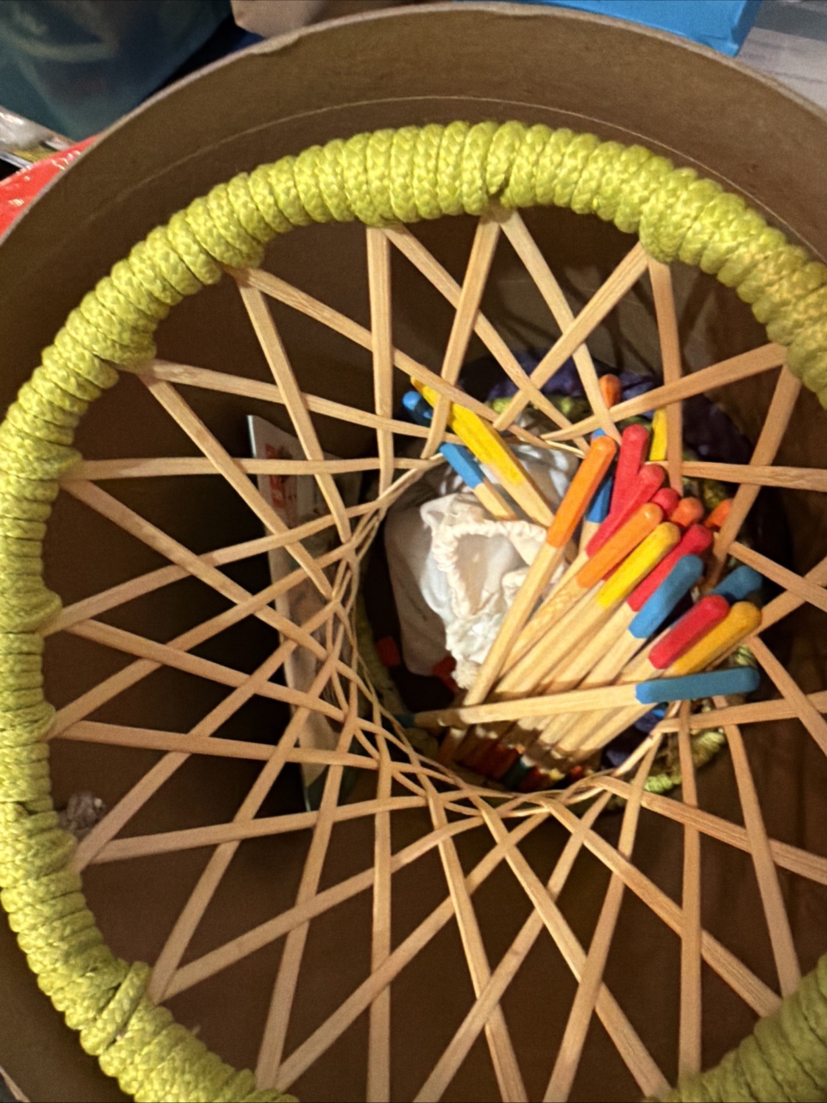 Pallina All Wood Bamboo Strategy Problem Solving Game Balls & Sticks Age 3 &Up