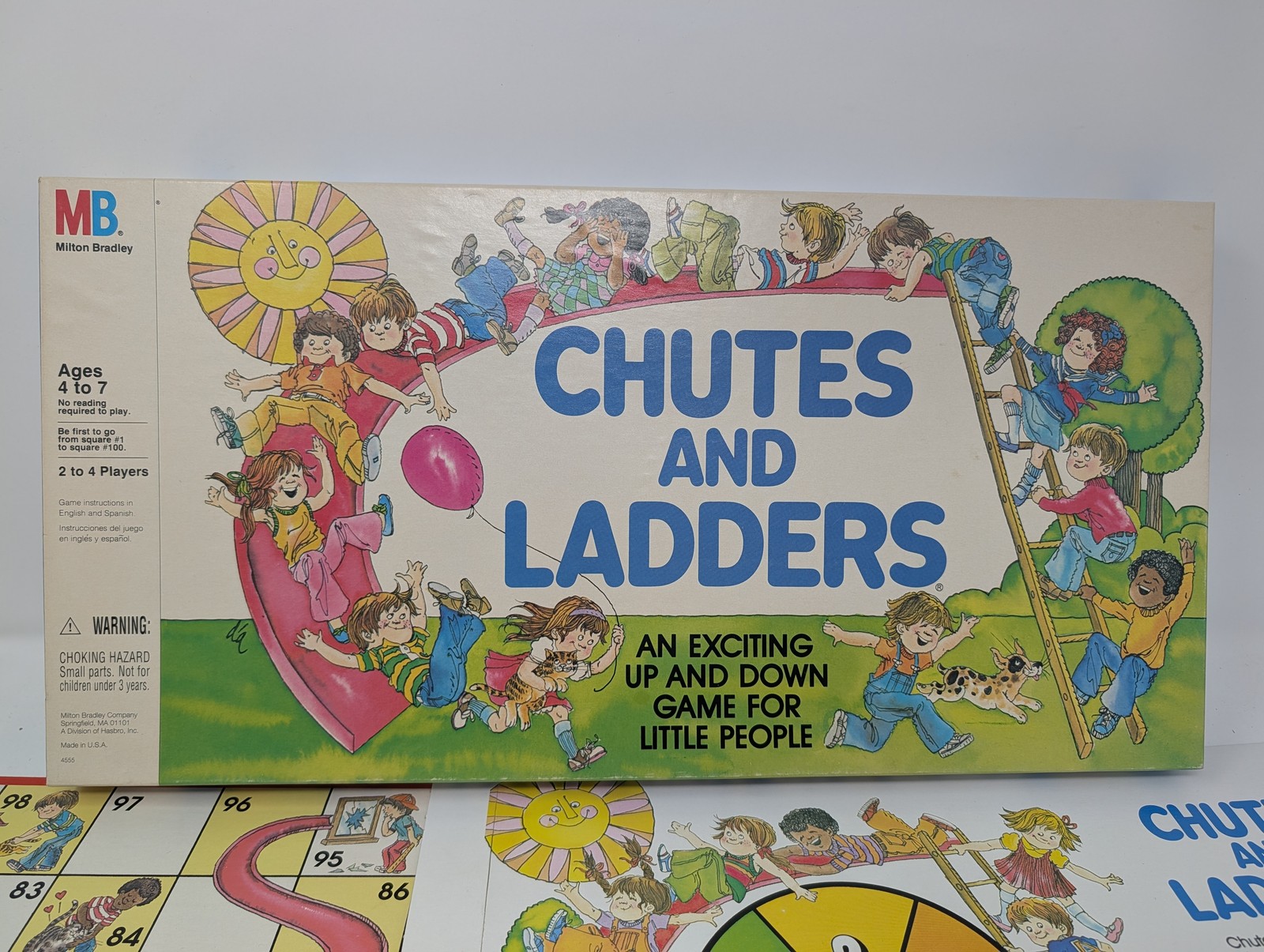 Vintage 1979 Milton Bradley Chutes and Ladders Board Game Complete Ages 4-7