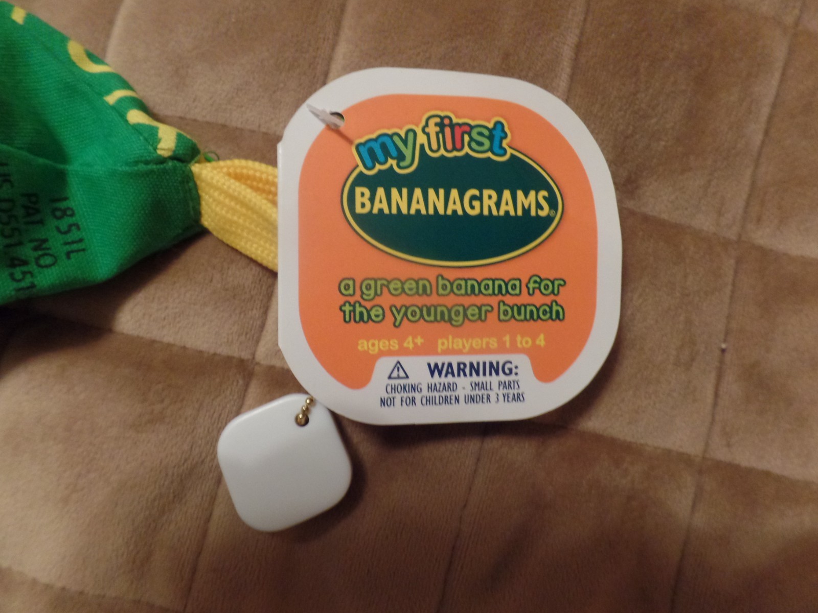 My First BANANAGRAMS Game, English, Preschool, Letters, 80 Tiles, New in Package