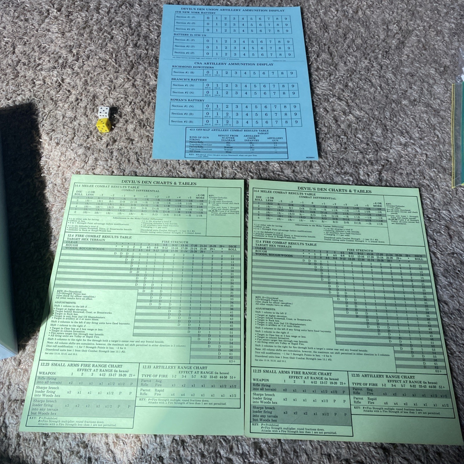 Vintage Rare Devil’s Den Board Game by The Avalon Hill Game Company.