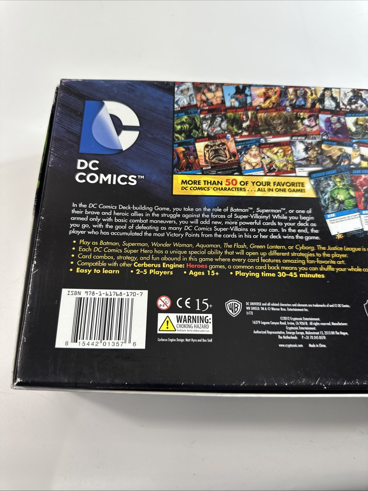 DC Comics Deck Building Game 2012 Cryptozoic Fans Firs~ NEW-RARE