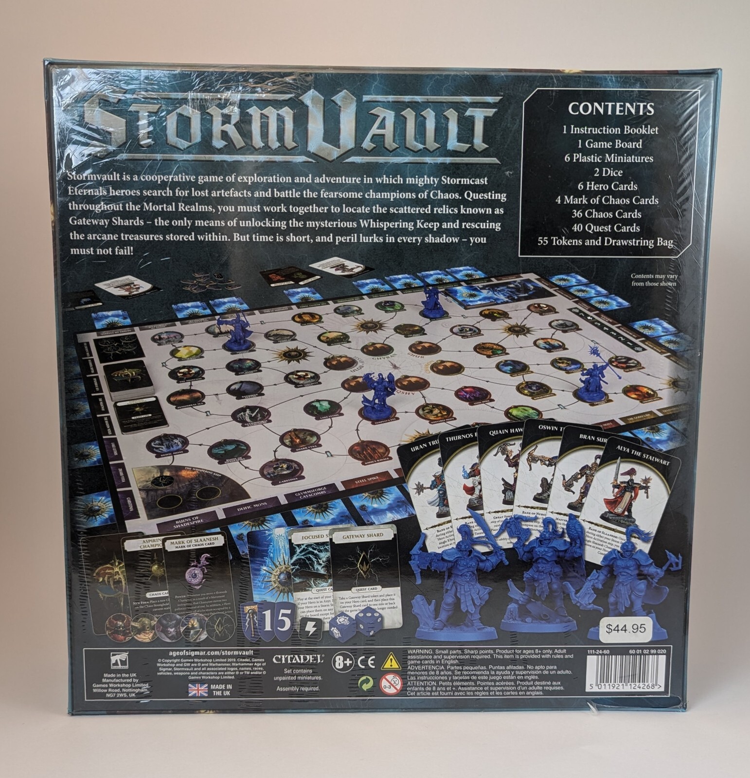 Stormvault Warhammer Age of Sigmar Cooperative Fantasy Adventure Board Game