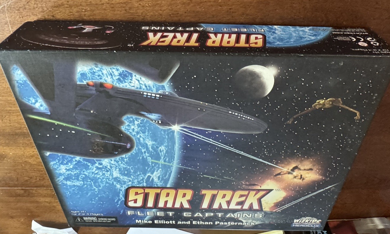 Star Trek Fleet Captains Board Game NECA WizKids HeroClix 2011 Complete 2011- NM
