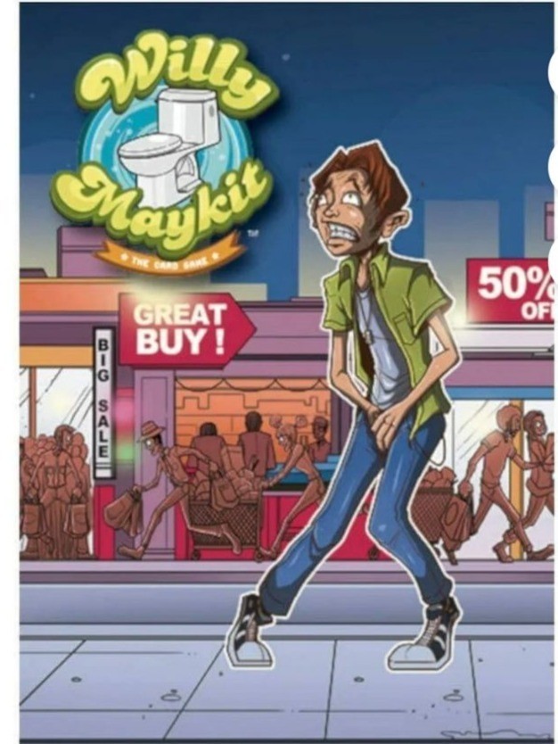 Willy Maykit The Card Game – Fast-Paced Humor Strategy For 2-6 Players Ages 10+