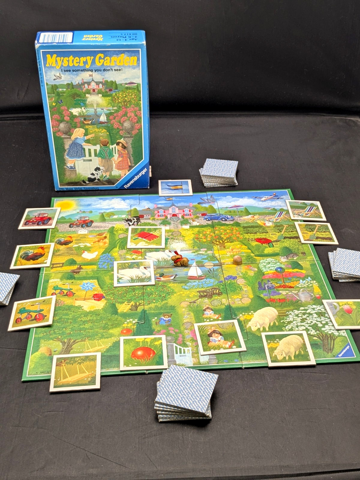 Vintage Ravensburger Mystery Garden Board Game~ 1992~ COMPLETE~ Memory Game