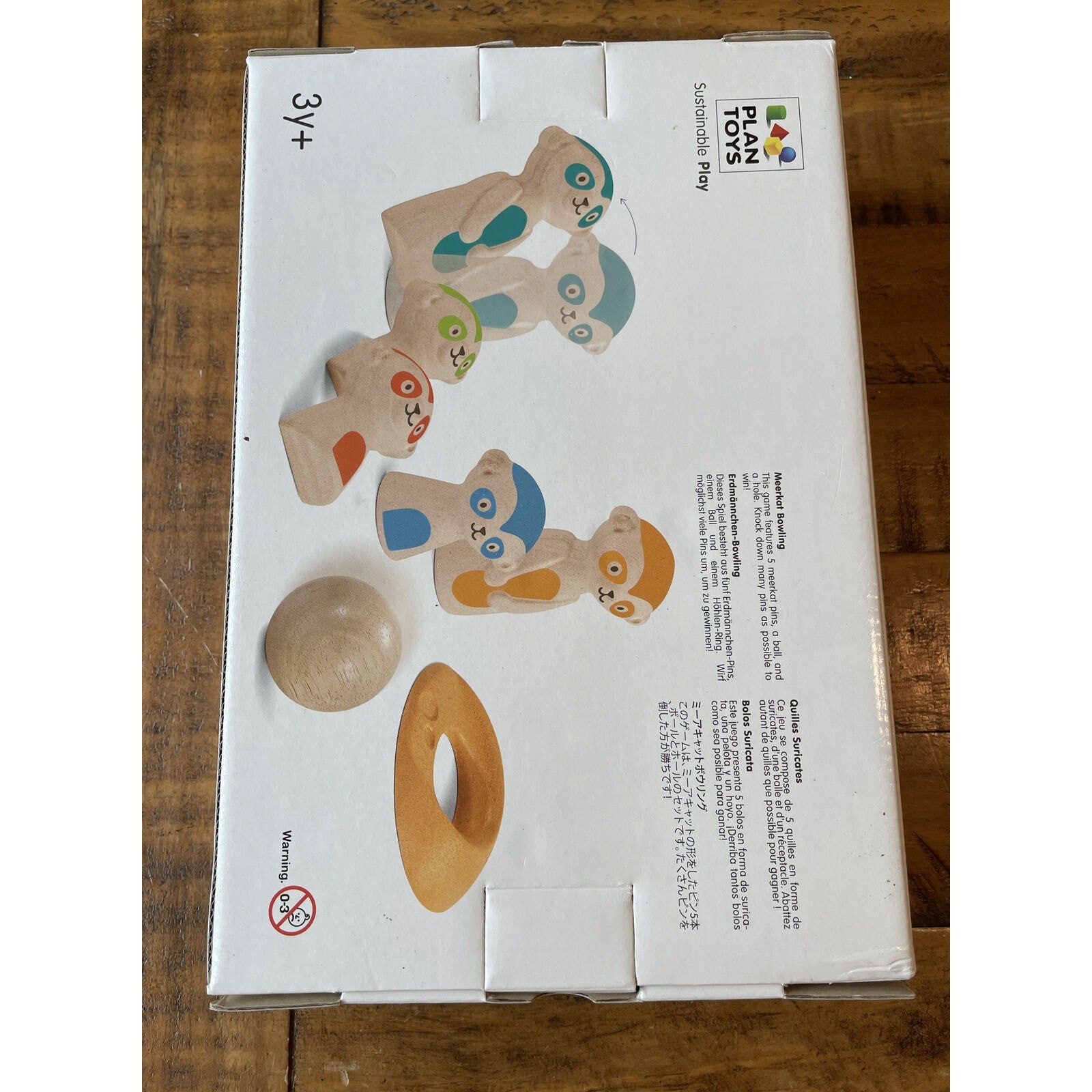 Plan Toys Meerkat Bowling – Ages 3+ | 1-4 players