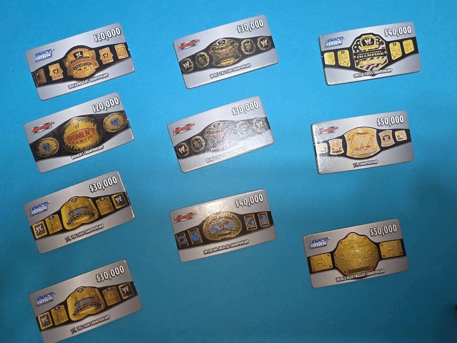 WWE DVD Board Game 2nd Edition Wrestling Raw Smackdown w/ Cards 2006 Complete