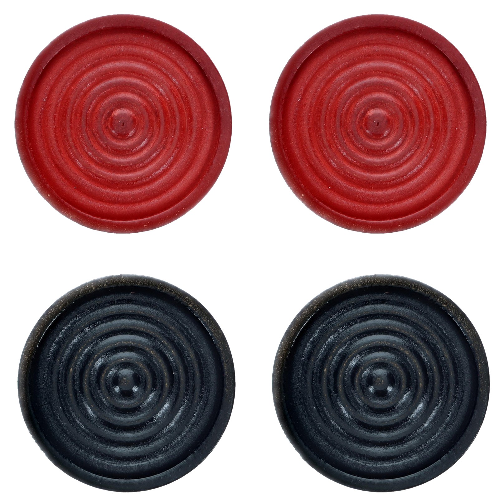 WE Games Old School Red and Black Wooden Checkers Set -12 in.