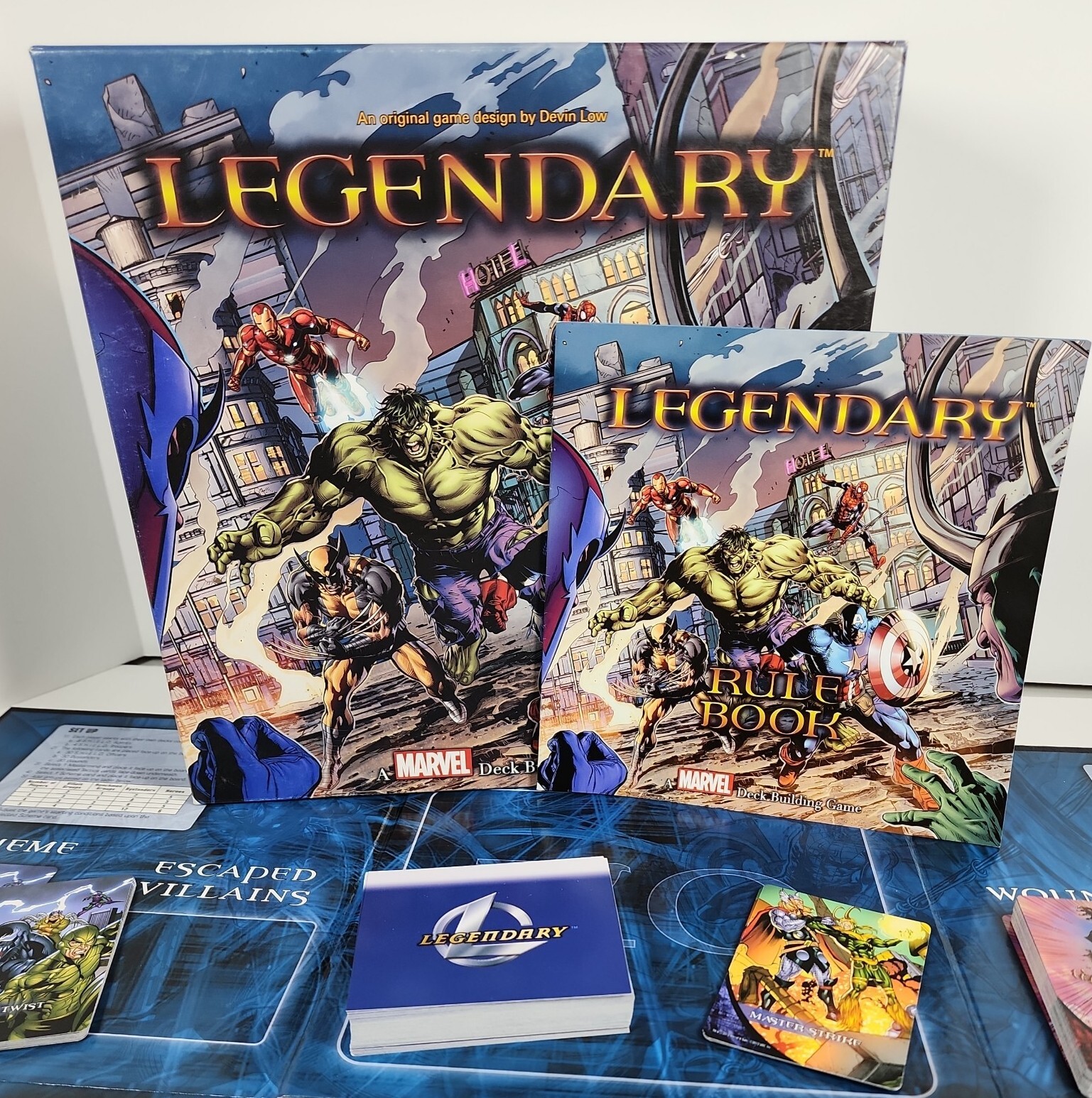 Legendary: Marvel Deck Building Game 2012 Upper Deck – Very Good Condition