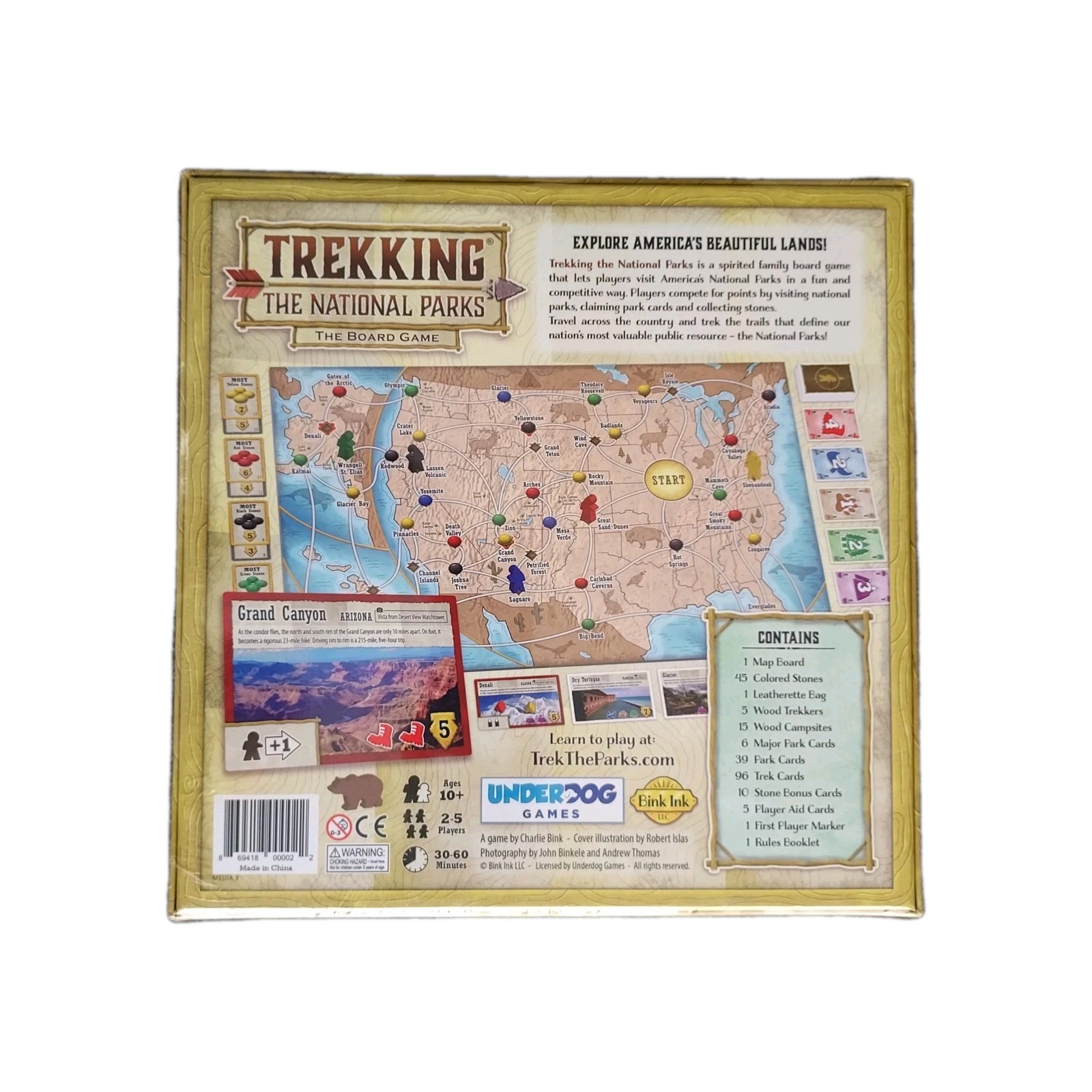 Trekking the National Parks Board Game (2ND Edition) New/Sealed FREE SHIPPING
