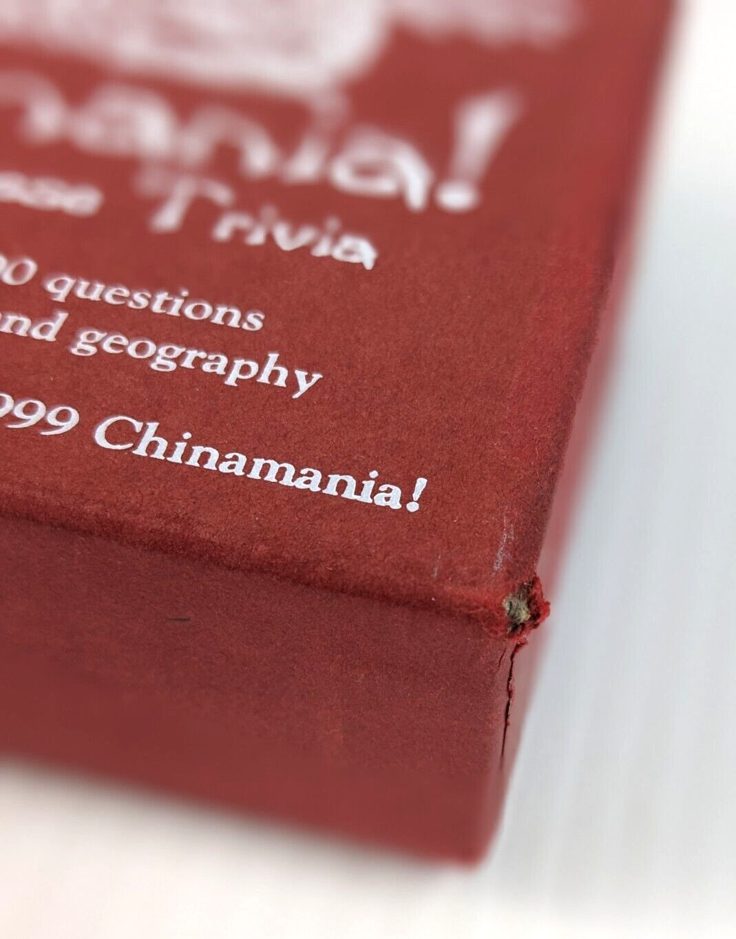 Chinamania! Trivia Game On Chinese History, Culture & Geography RARE 1999 Learn