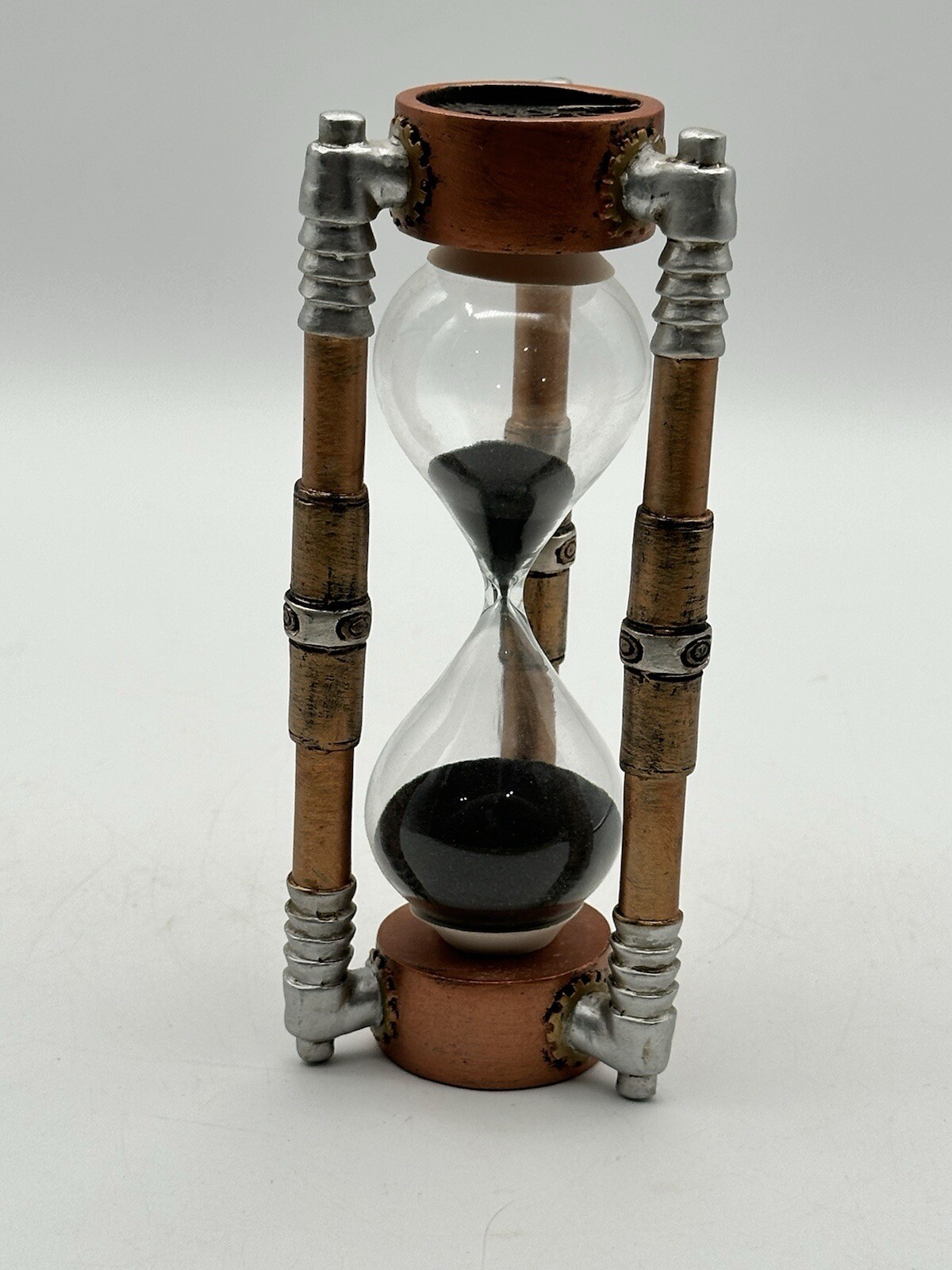 Ebro Past Present And Future Steampunk Gear Work Black Sand 5 Minute Timer