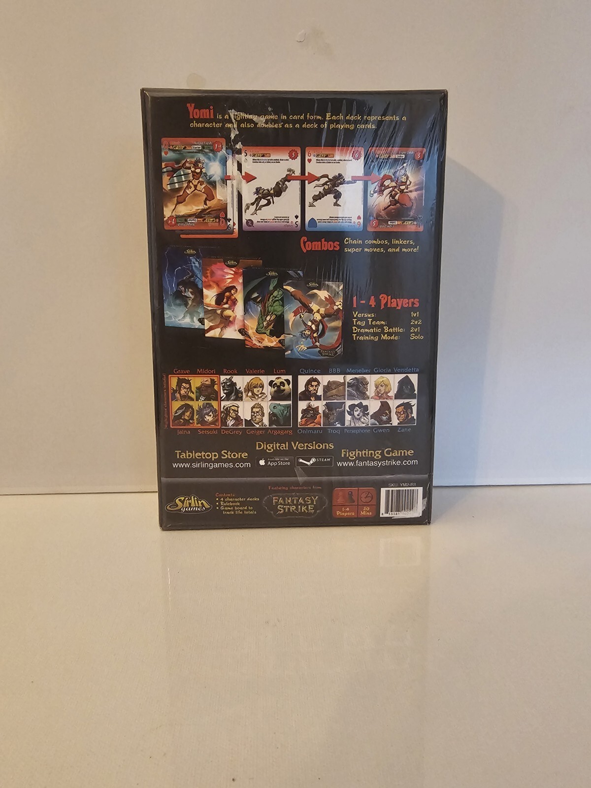 Yomi: Round 1 One – Fighting Card Game Sirlin Games Box set