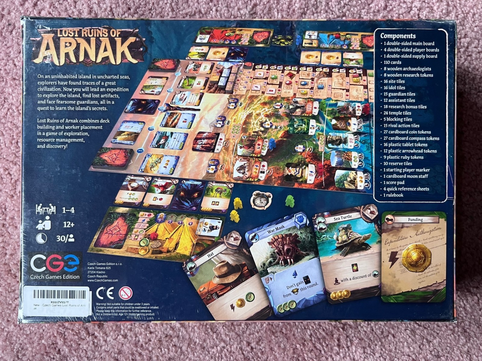 Lost Ruins of Arnak Board Game by CGE Czech Games Edition New in Box