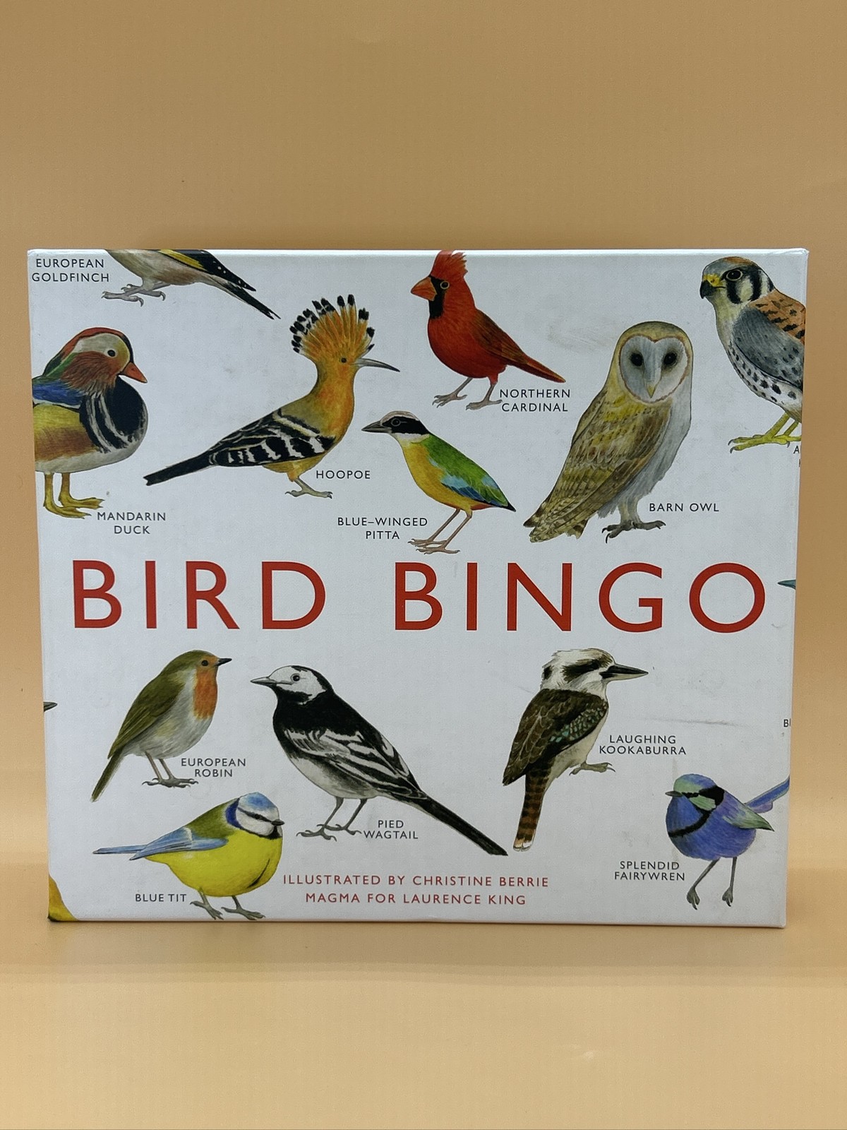 Bird Bingo Game Illustrated by Christine Berrie, Magma Laurence King. 64 Species