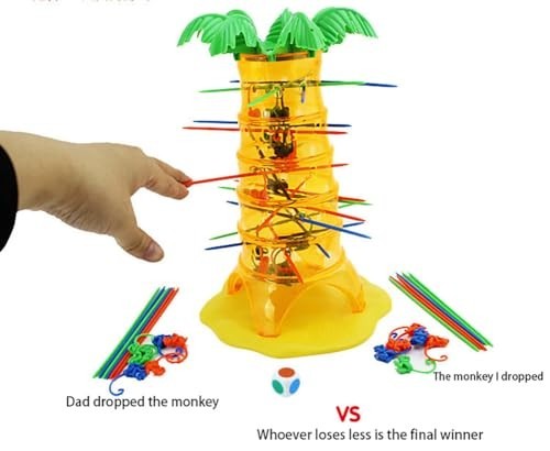 Interactive Parent-Child Tabletop Game – Monkey Climbing Tree Educational Fun To