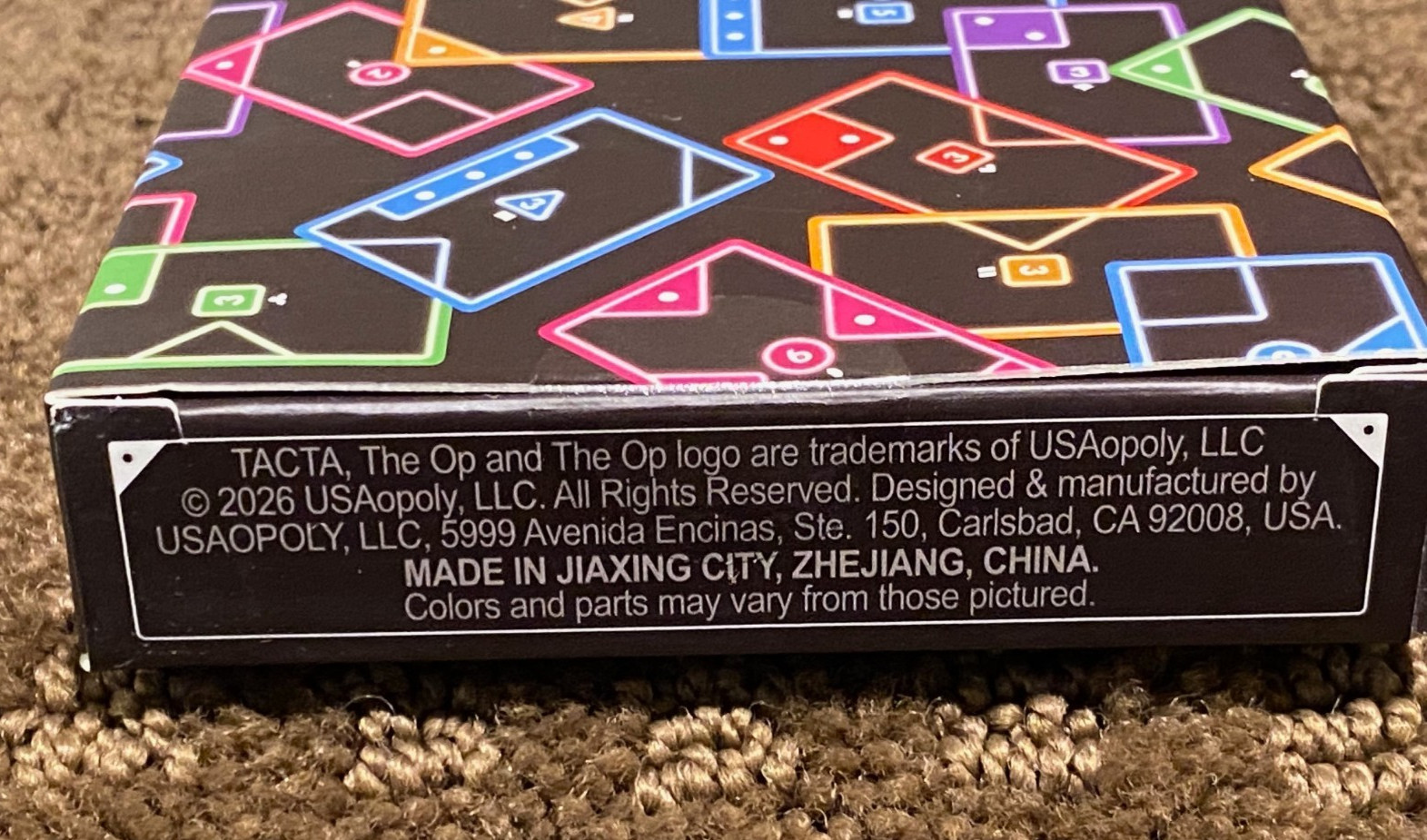 TACTA Card Game – Designed by Jason Tremblay – 109 Cards & Rules – The OP Games