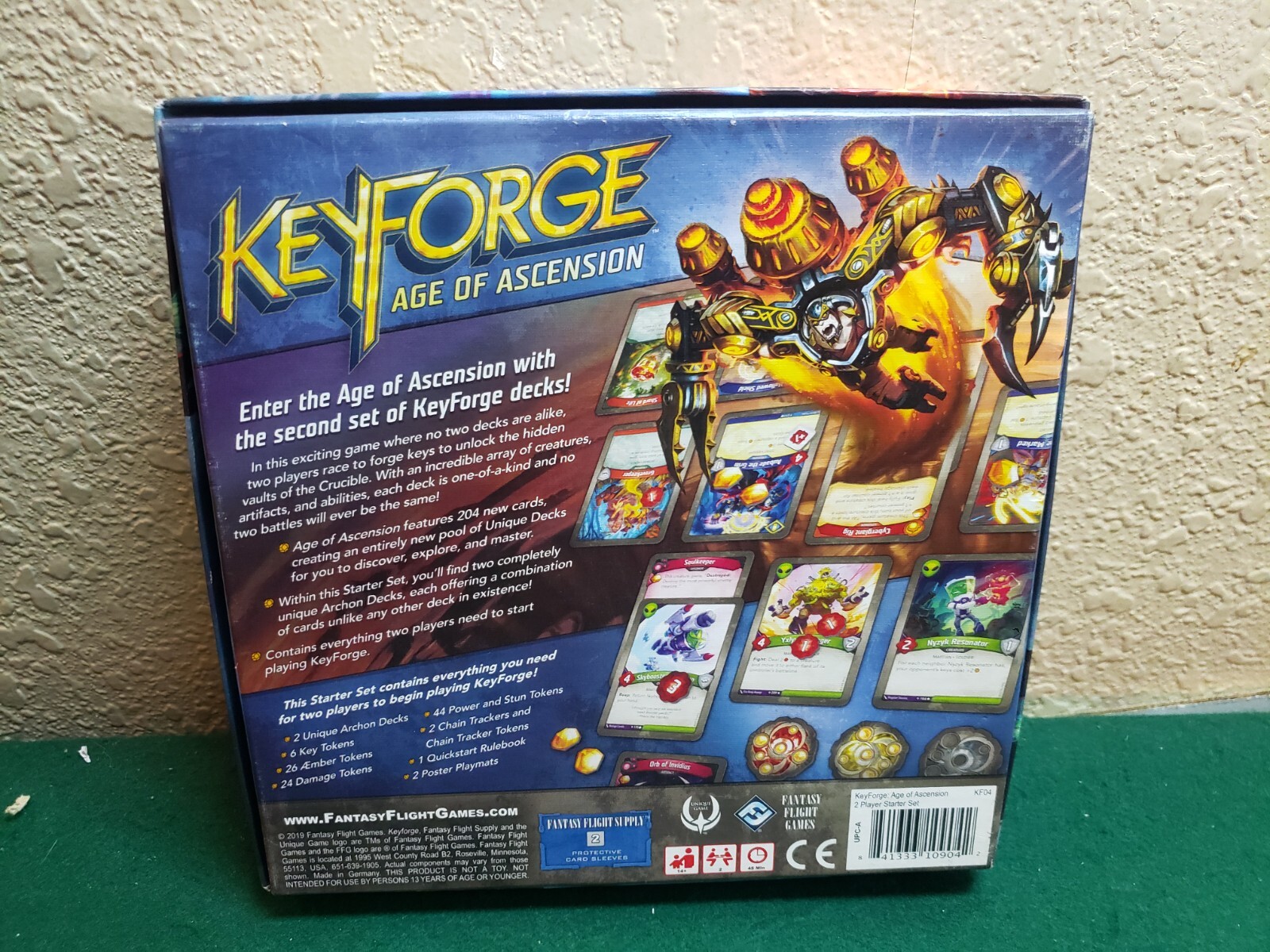 KeyForge Age of Ascension Starter Set, Uncounted, Appears complete