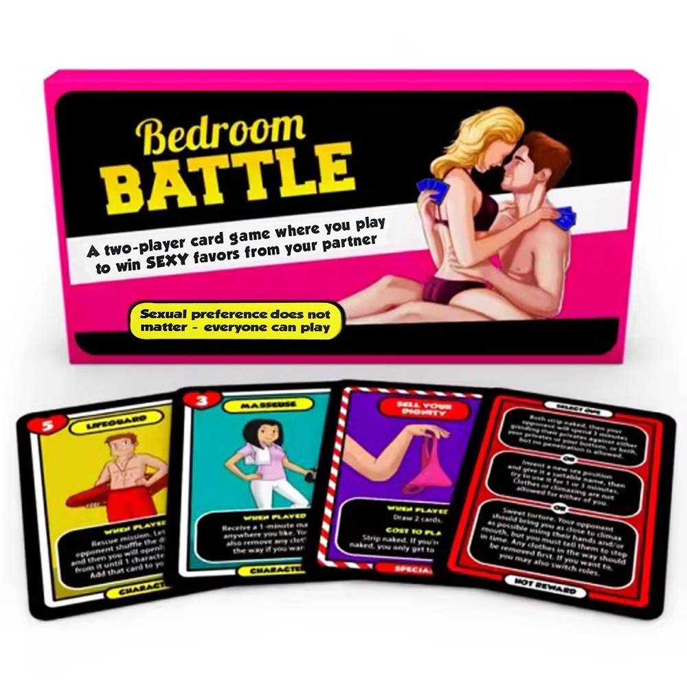 Bedroom Battle Game | Award Winning Sex Card Game command for all Adult Couples