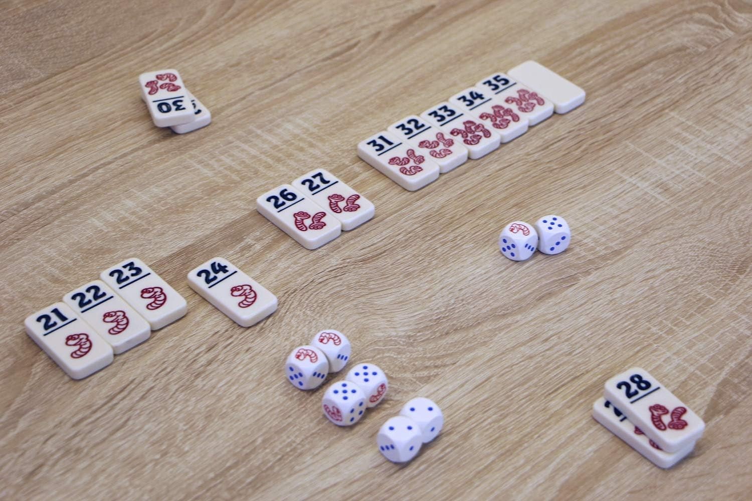 999 Games – Regenwormen Dobbelspel – Basisspel vanaf 8 jaar – Een van de beste s