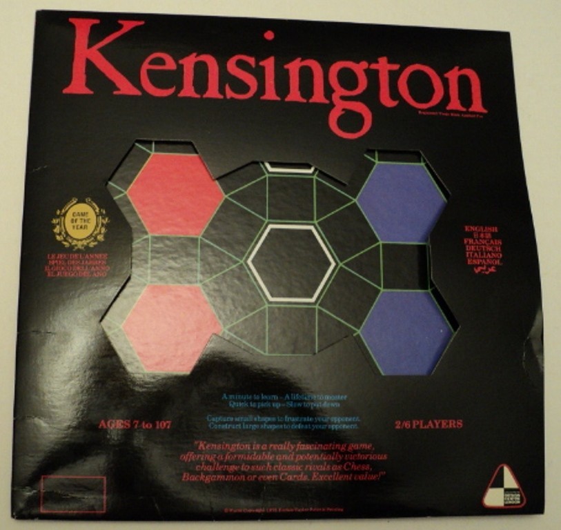 Kensington Board Game – 1979 – Samuel Ward Company – 2/4/6 Players – Complete