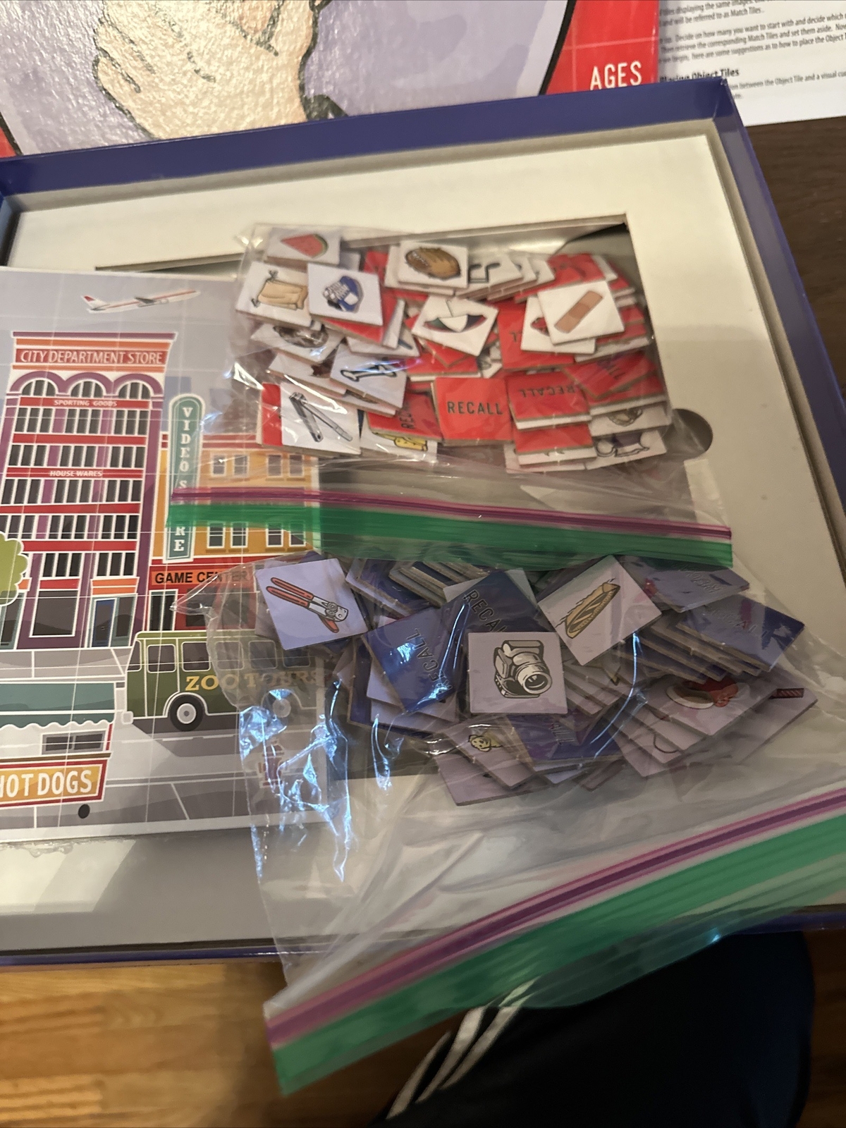 Recall Award-winning The Fun and Effective Memory Improvement Game. Pre Owned
