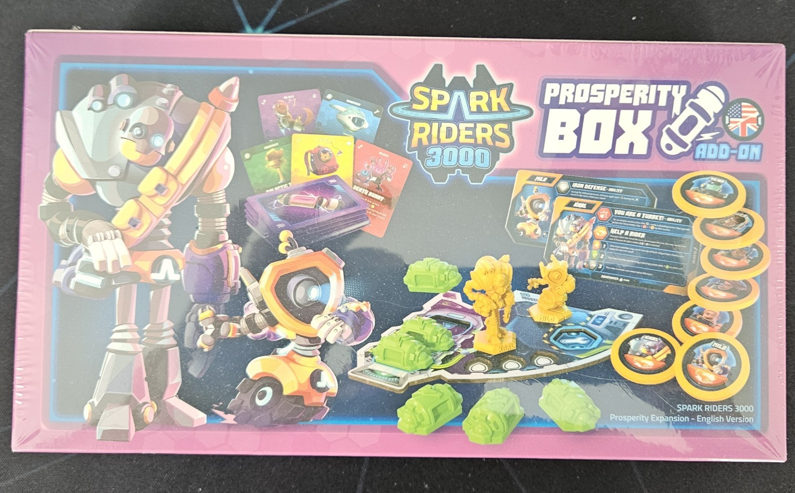 Spark Riders 3000 Commander Version + Prosperity Box + Playmat