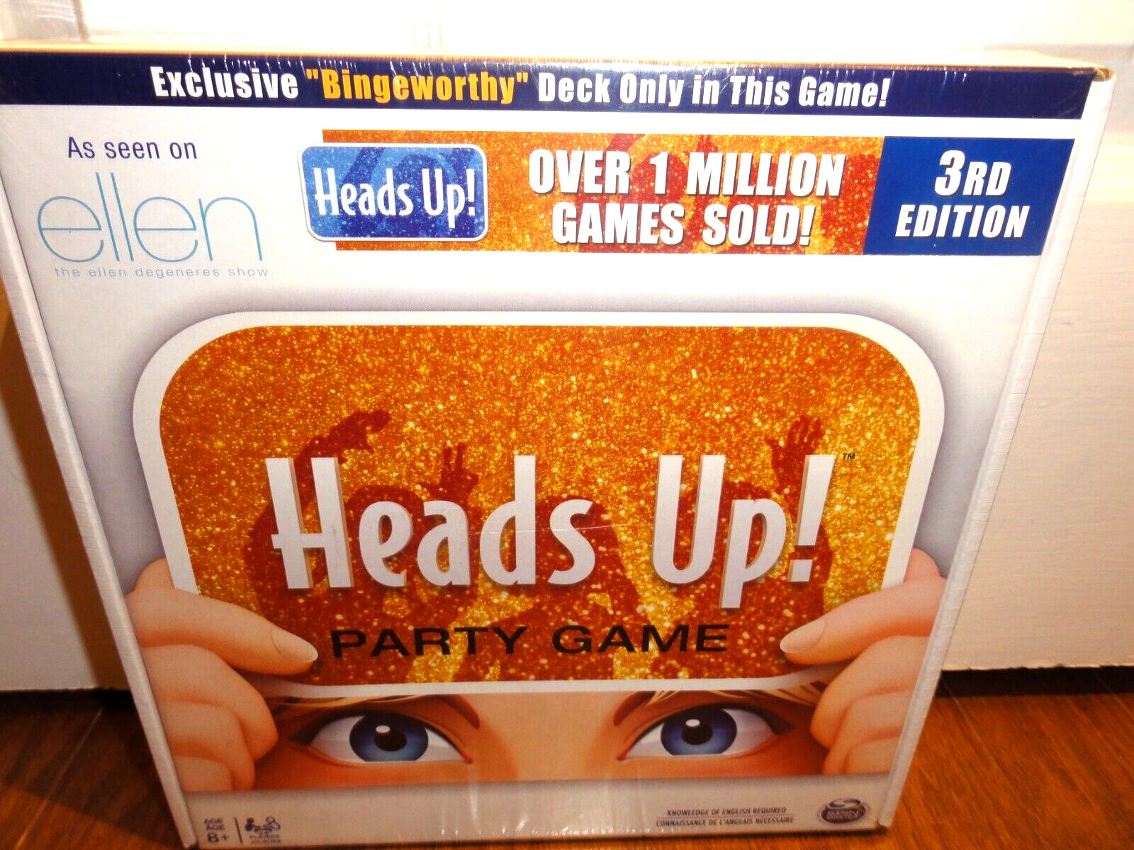 Heads Up Party Game – As seen on Ellen – 3rd Edition – New – Sealed