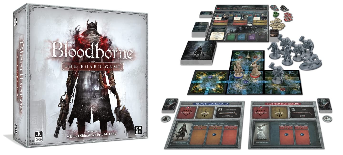 Bloodborne The Board Game Immersive Adventure Strategic Combat for 1 to 4 Pla…