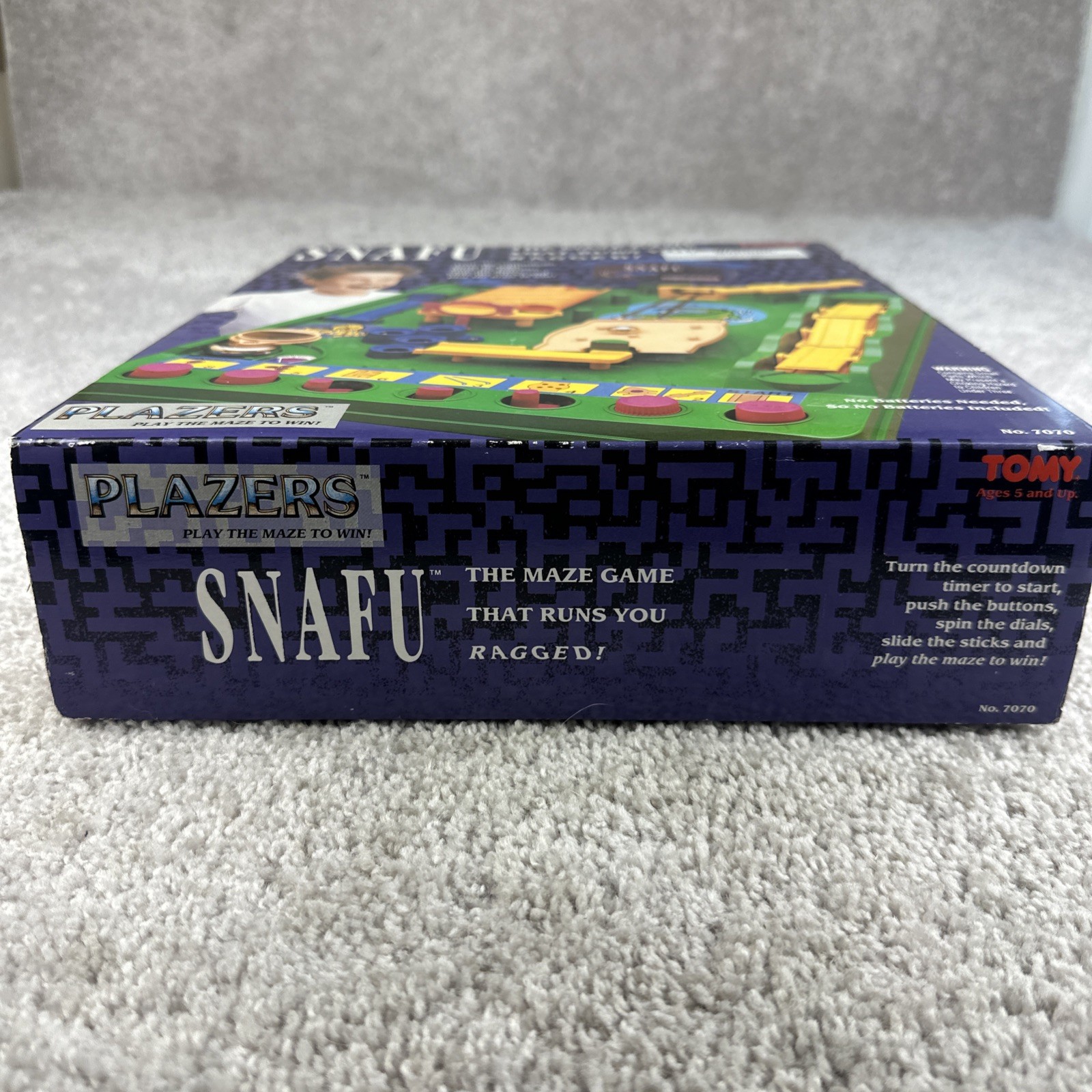 INCOMPLETE 1991 Snafu Tomy Screwball Scramble Run Yourself Ragged Marble Maze