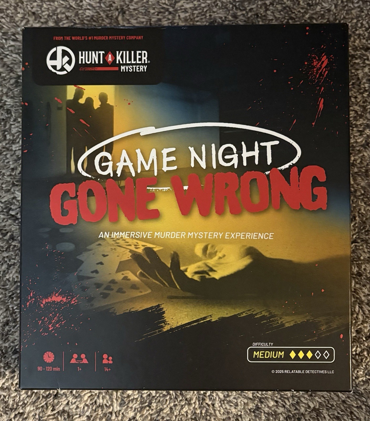 Hunt A Killer Game Night Gone Wrong Board Game