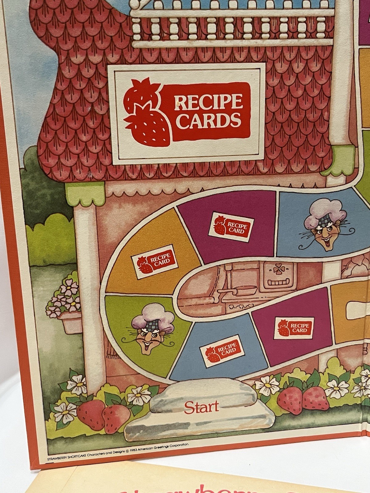 Strawberry Shortcake Housewarming Surprise 1983 Parker Bros – Board game & Rules