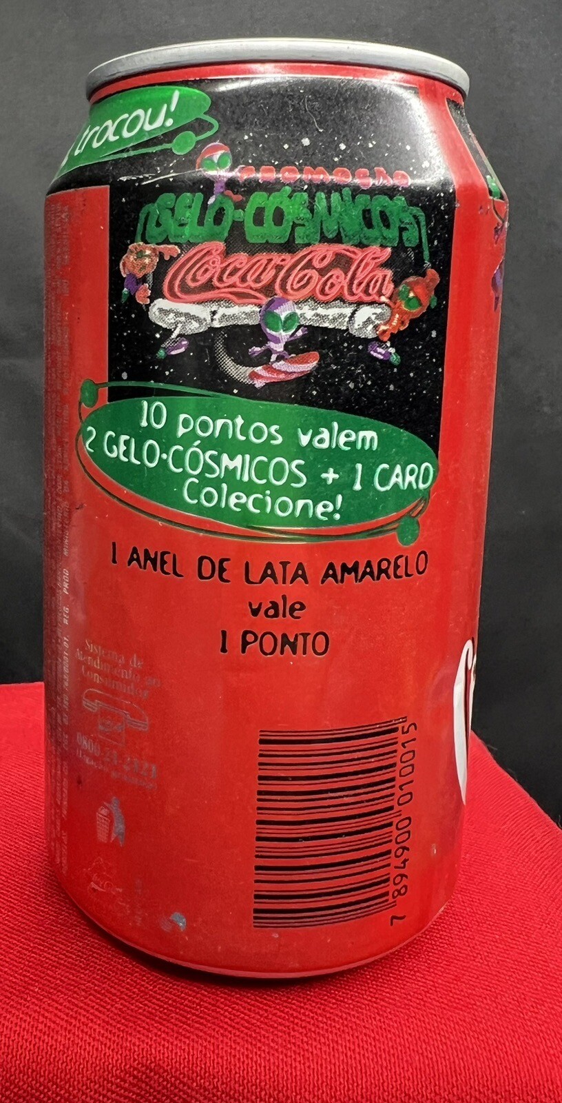 Crazy Bones Hielocos Coca-Cola Alien Promotional Can – Rare Brazil Release